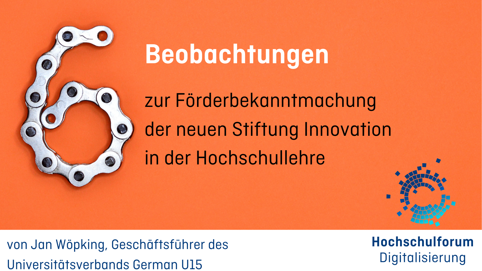 6 Beobachtungen Zur Neuen Stiftung "Innovation In Der Hochschullehre ...